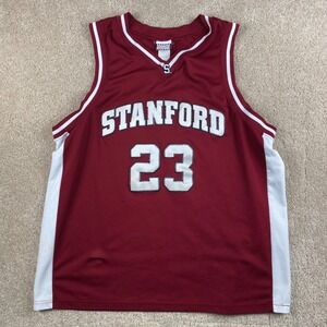 Vintage Stanford Cardinal Basketball Jersey 23 Foot Locker Team Edition Mens XL